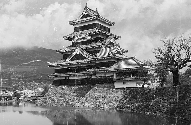 Matsumoto Castle, built c. 1504, wood and stone
