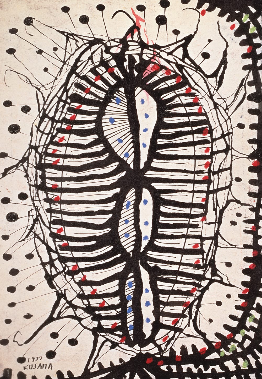 Untitled, 1952, watercolour and ink on paper, 27 × 18.7 cm