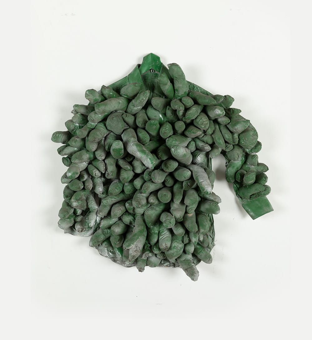 Sex Obsession, 1976, shirt, stuffed fabric and paint, 90 × 80 × 25 cm