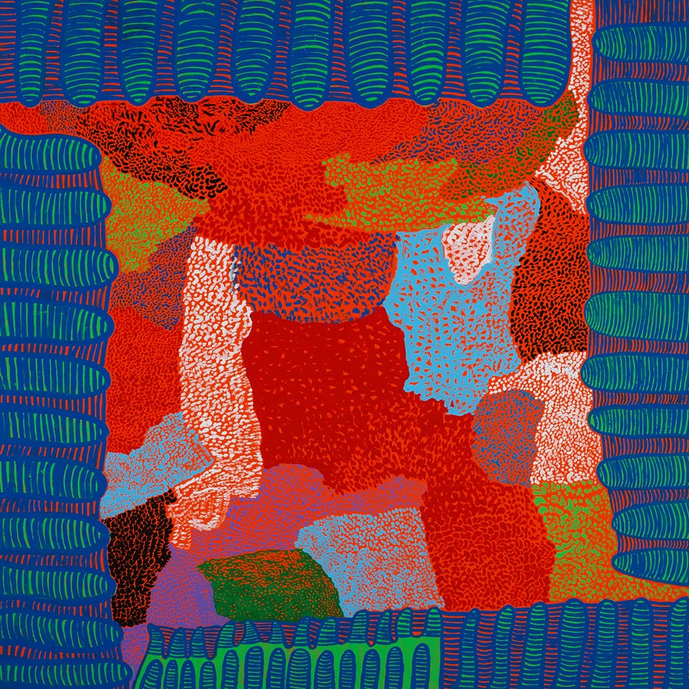 SUICIDE CEREMONY, 2013, from the series My Eternal Soul, 2009–ongoing, acrylic on canvas, 194 × 194 cm